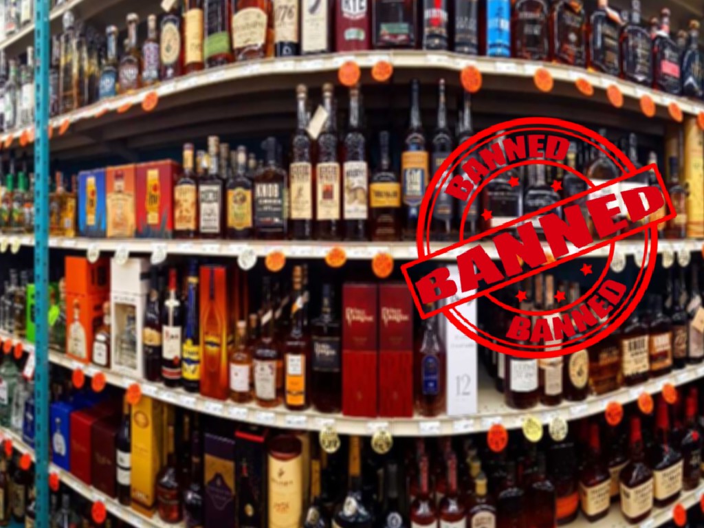 Bottles of popular Indian-made foreign liquor brands facing regulatory checks