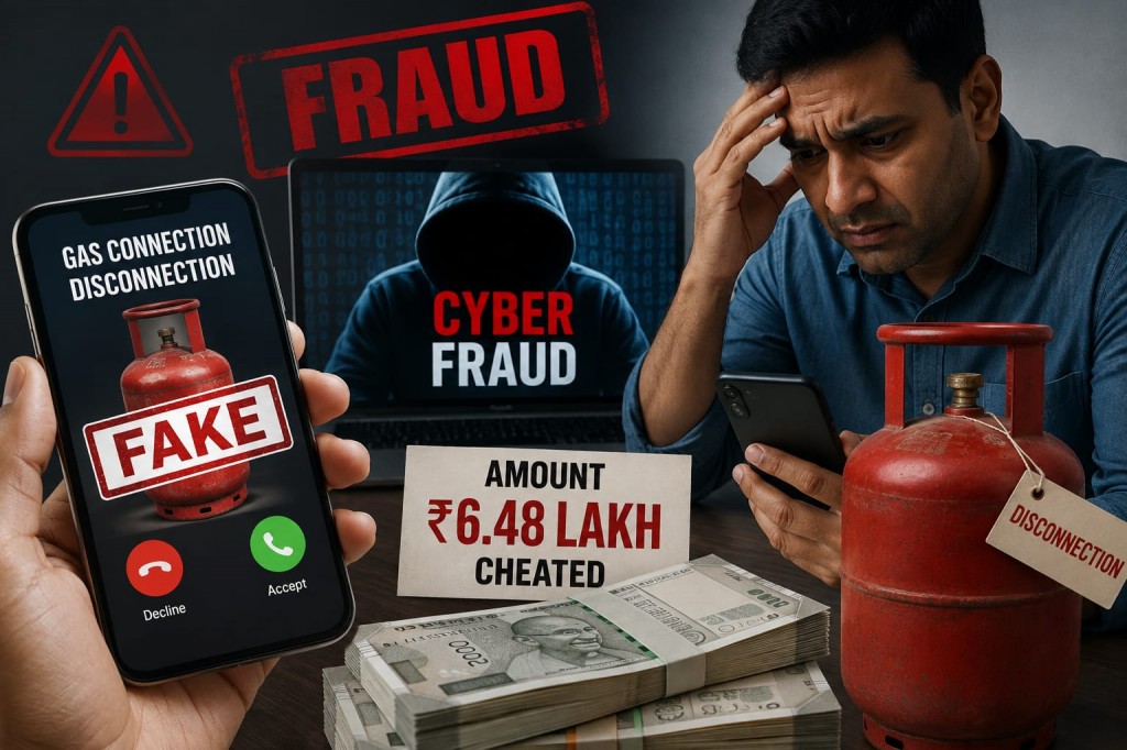 Ratnagiri man cheated of ₹6.48 lakh in fake gas connection disconnection cyber fraud