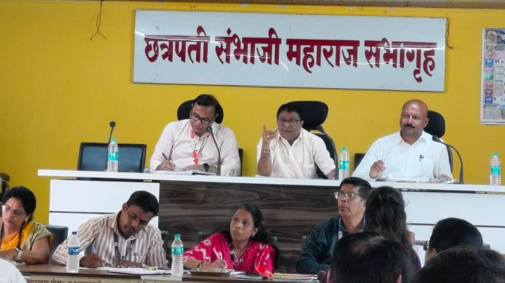 monthly meeting of Devgad Panchayat Samiti
