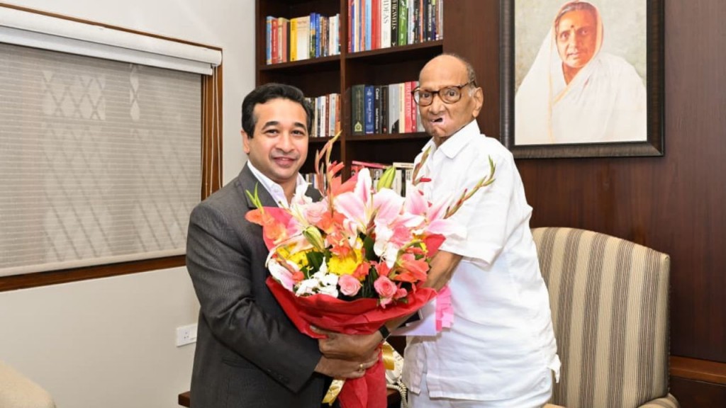 Nitesh Rane meets Sharad Pawar