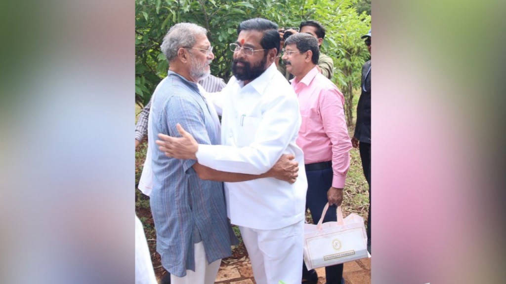 Eknath Shinde Nana Patekar Tribute